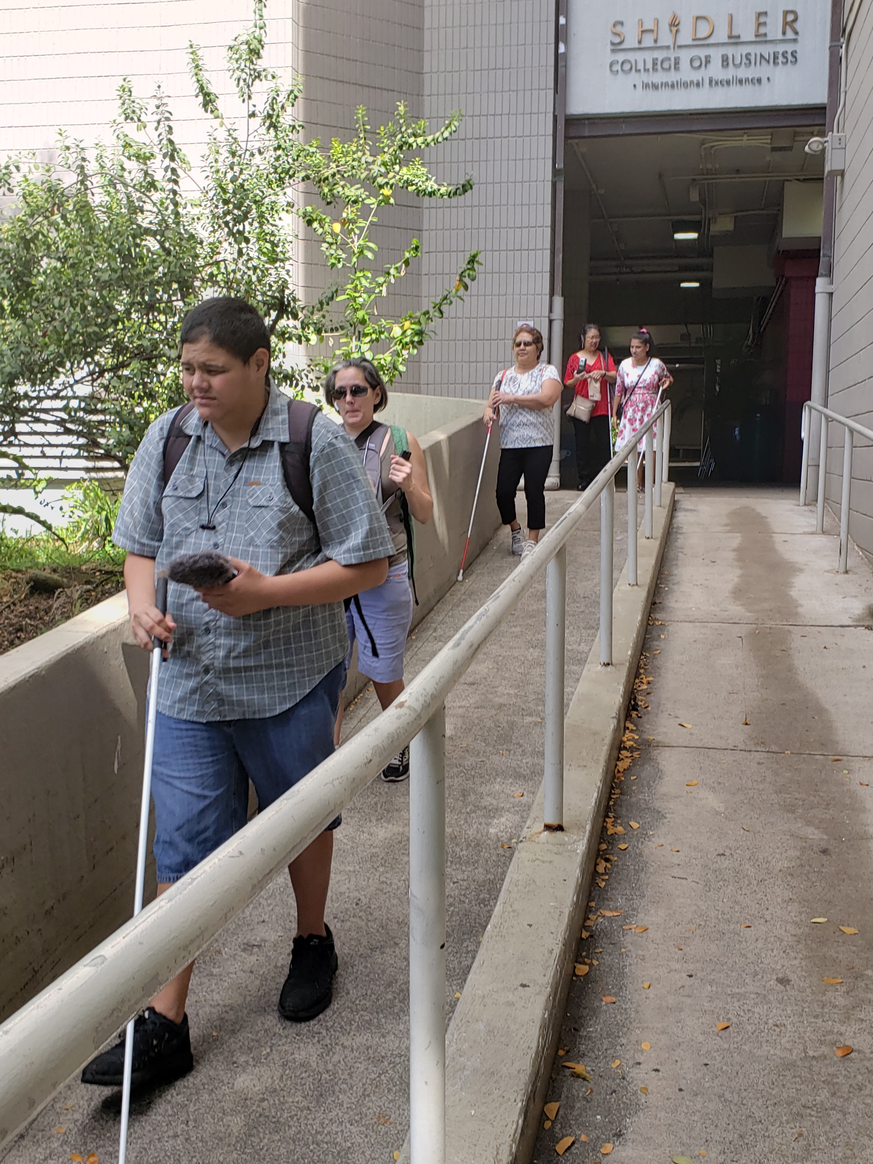 Photo of Testing Audio Description: University of Hawaii, Honolulu, HI (2019)