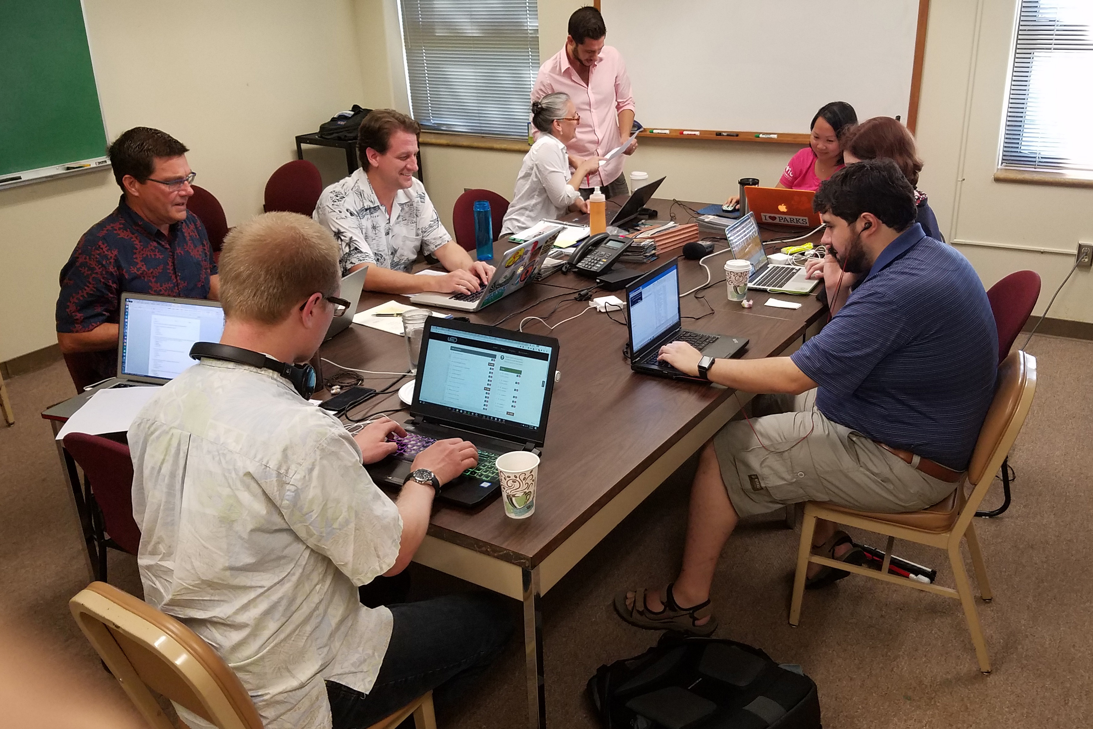Photo of Descriptathon 2 - University of Hawai'i headquarters (2017)