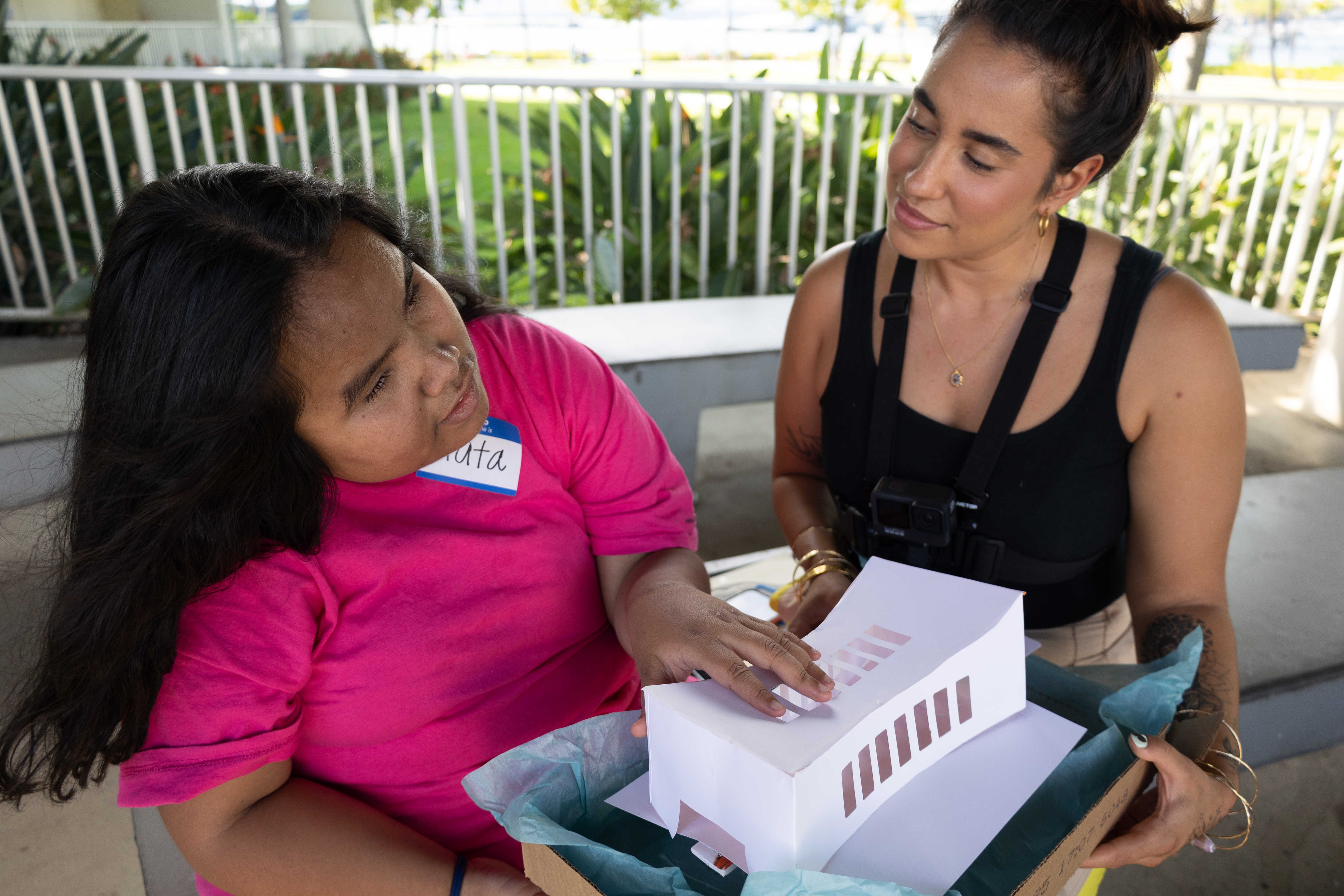 Photo of Testing Audio Description: Working together at Pearl Harbor National Memorial in Hawaii to better understand tactile objects with Audio Description (2023)