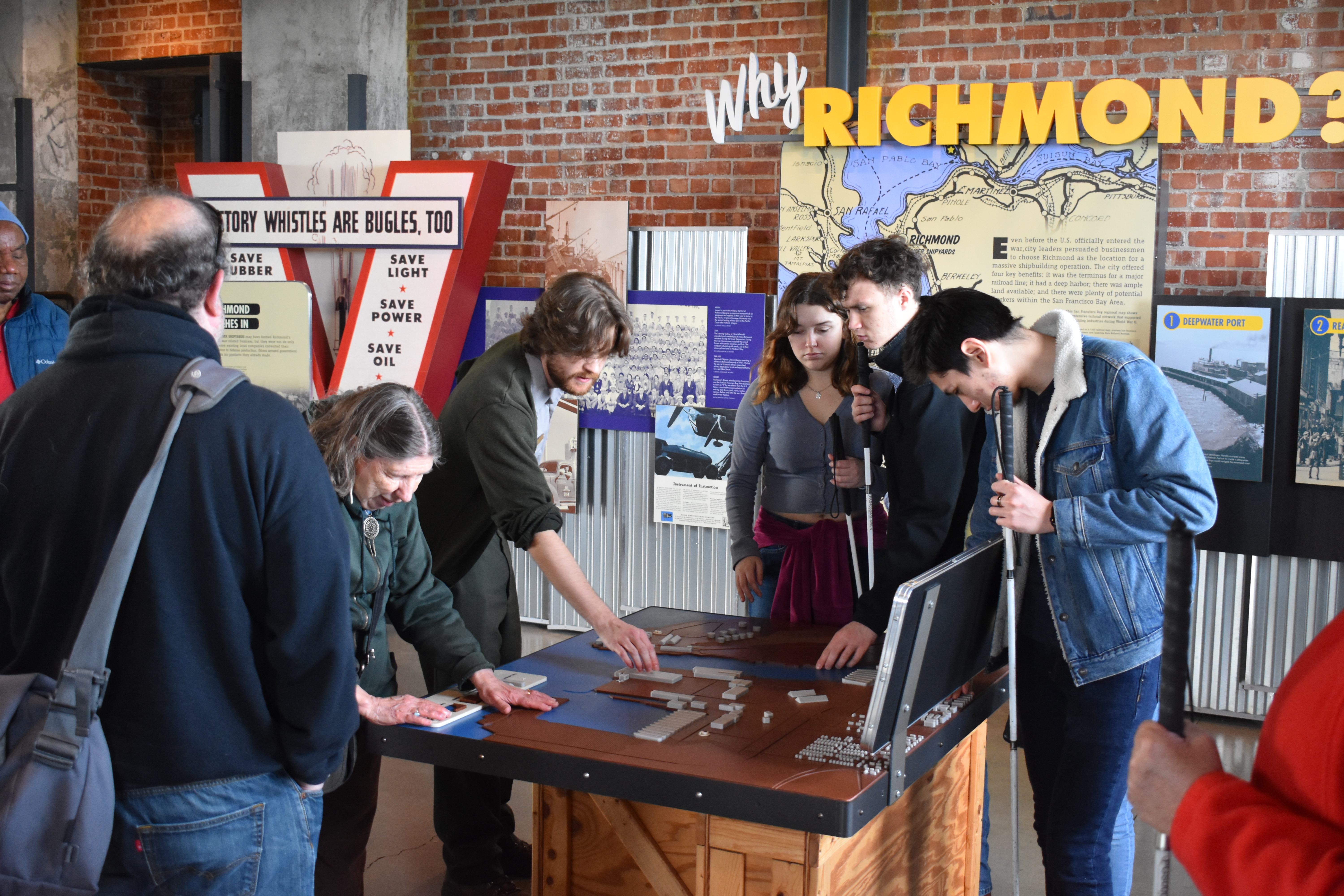 Photo of Testing Audio Description: Tactile maps and Audio Description at Rosie the Riveter (2024)